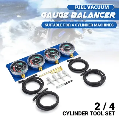 4xMotorcycle Vacuum Carburetor Synchronizer Balancer Carb Sync Balancing Gauge  • $33.53