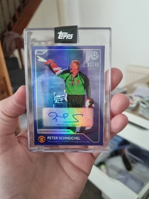£134.99 • Buy Topps UEFA UCL 30 Seasons Manchester United Peter Schmeichel Auto Autograph /49.