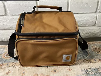 Carhartt Lunch Bag Box Cooler Insulated Deluxe Men/Women - Brown • £28.49