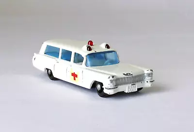 Lesney Matchbox 54 Cadillac Ambulance Regular Wheel 1965 • $9.95