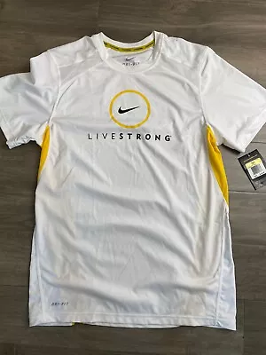 NEW Nike Livestrong Dri-FIT Armstrong Short Sleeve T-Shirt Size Small NWT • $35