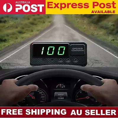 Car Digital Auto GPS Speedometer Head Up Display HUD Car OverSpeed Warning Alarm • $45.99