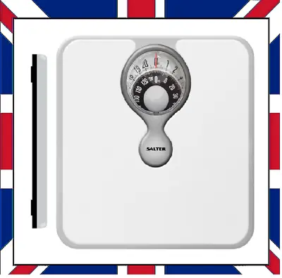 Salter 484 WHDR Mechanical Bathroom Scale - Easy Read Body Weight Scale With Ma • £16.70