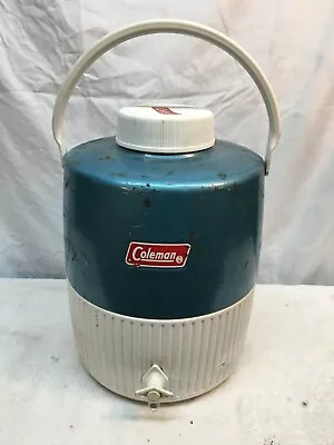 Vintage Coleman Ice Blue Snow Lite 2.5 Gallon Ice Water Cooler Jug • $40.50