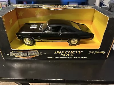 American Muscle 1970 CHEVY NOVA Die Cast Metal 1:18 Limited Edition NIB • $44.69