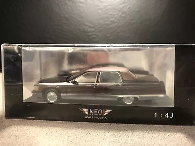 Neo 1/43 1993 Cadillac Fleetwood Brougham Maroon RARE • $239