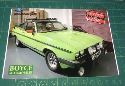 £9.99 • Buy Only Fools And Horses Ford Capri Ghia Pratmobile Metal Sign