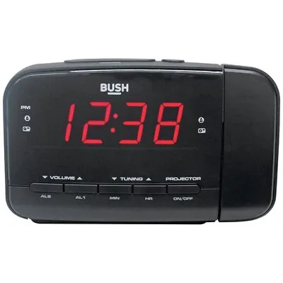 Bush High Quality  Projection Digital  Alarm Clock FM Radio -UK • £29.99