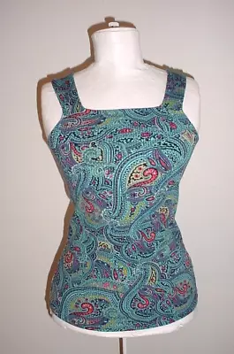 Maurices Tank Top Size Small Paisley Boho Stretch • $7.96