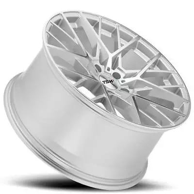 $1062 • Buy (4) 18  Staggered TSW Wheels Sebring Silve Rims (B7)