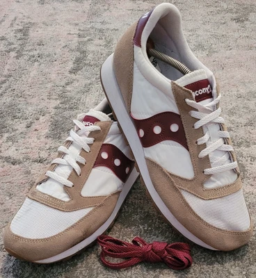 £59.99 • Buy Mens Saucony Jazz Lowpro UK 12 Vintage Trainers With Spare Laces 