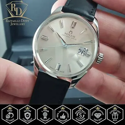 MILUS Men Watch Snow Star Heritage Automatic Silver Dial Limited Edition HKIT001 • $2030.10