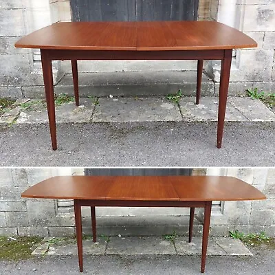 Fab Mid Century Modern 1960s Vintage Teak Table Extendable Mcintosh? Vanson? • £265