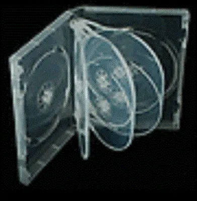 50 Super Clear 27mm Eight 8 Disc Dvd Cd Case Box -al8 • $64.99