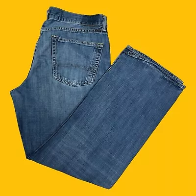 Lucky Brand 361 Mens Size 38x32 Vintage Straight Leg Jeans Medium Blue Denim • $19.98
