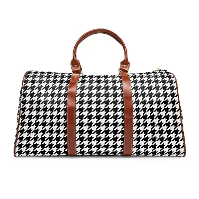 Waterproof Travel Bag Houndstooth Bag Holiday Travel Bag Vacation Bag  • $86.94