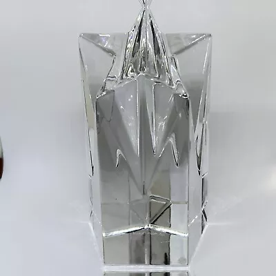 $60 • Buy Signed Val Saint Lambert VSL Belgium Crystal Glass Shooting Star Paperweight