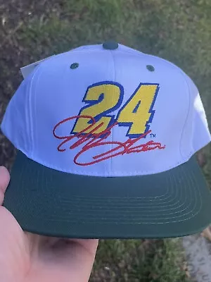 Jeff Gordon Vintage 1996 Nascar Snapback  Hat Cap Winston Cup With Original Tags • $26.88