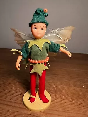 RARE Vintage 1980's Hornby Flower Fairies Fairy Holly Pixie Doll • £50