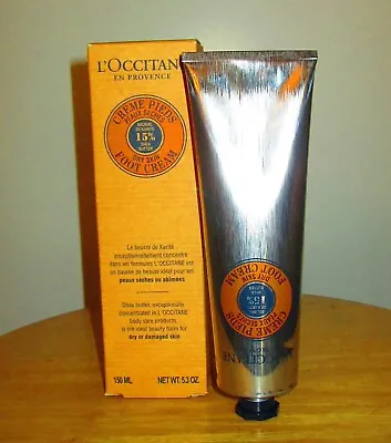 L'Occitane-15% Shea Butter Foot Cream-5.2 Oz • $21.75