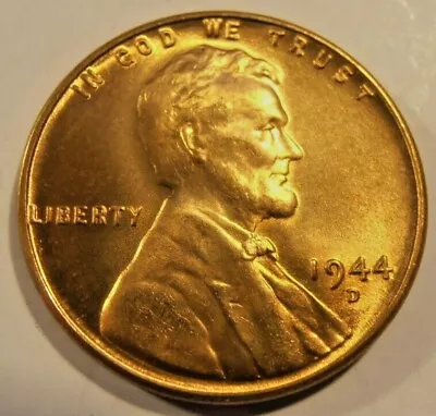 1944 D LINCOLN CENT BU From A Nice Roll • $4.95