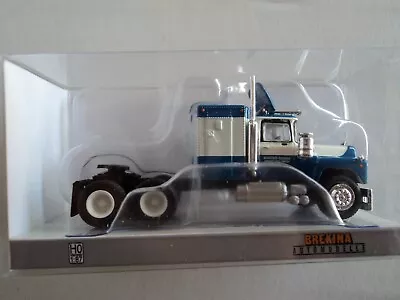 BREKINA  1966 MACK RS 700  TRACTOR  BLUE ONTARIO Ver 2    HO  1/87   PLASTIC • $34.95