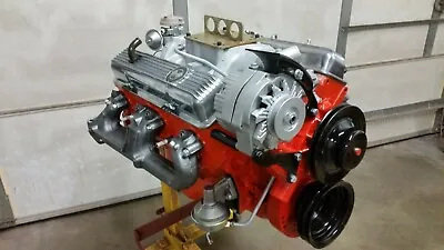 1969 350 Corvette Engine ( 3956618 Block 1969 Dated W/ #186 Double Hump Heads) • $13895