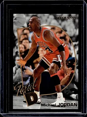 1992-93 Fleer Ultra Basketball Michael Jordan BULLS #5 Total D Insert • $89.99