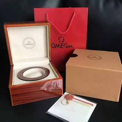 £32 • Buy Omega Watch Box Wooden Packaging Box - New