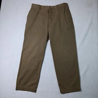 J.Crew Pants Mens 38x32 (36.5x30) Tan Khaki Chino Straight Leg Formal Casual  • $20.99