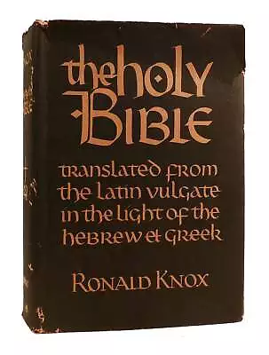 Ronald Knox THE HOLY BIBLE A Translation From The Latin Vulgate In The Light Of • $201.19