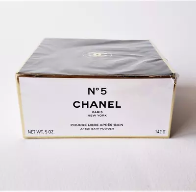 CHANEL No 5 After Bath Powder (5 Oz/142 G) Poudre Libre Apres-Bain New Sealed • £180.96