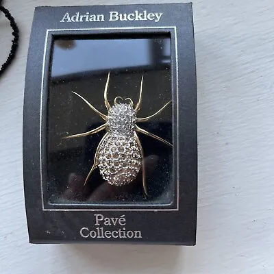 £5 • Buy Spider Diamond And Gold Effect Brooch