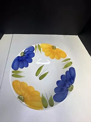 MAXAM  Italian Daisy Vegetable Serving Bowl 10  Hand Painted Italy Discontinued • $34.99