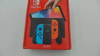 Nintendo Switch (OLED Model) W/Neon Red & Neon Blue Joy-Con • $219.99
