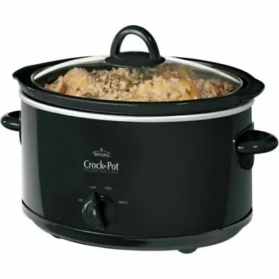 Crock-Pot 4-Quart Classic Slow Cooker Black • $120.89