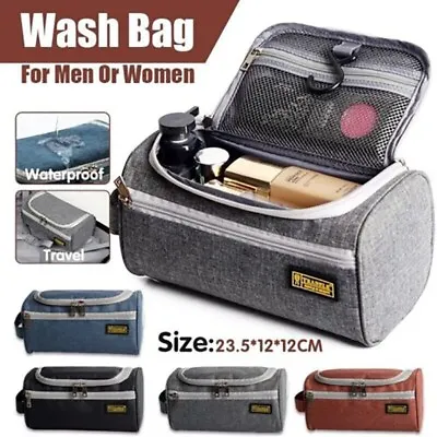 Large Capacity Men Travel Toiletry Kit Wash Bag Waterproof Cosmetic Bags Holder • $14.55