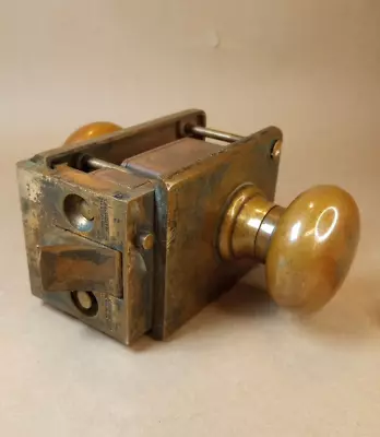 Vintage Phelps Voight Knob Set Yale Towne Mono Lock • $69.95