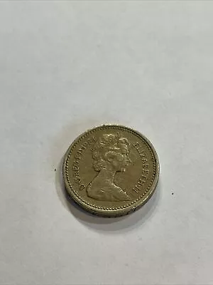 1984 Queen Elizabeth II One Pound Coin Circulated • $1.25