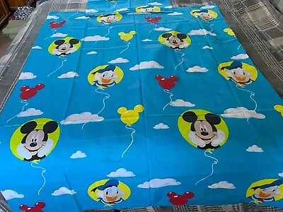 Mickey Mouse Donald Duck Toddler Cot Bed Duvet Cover And Pillowcase Brand New • £12