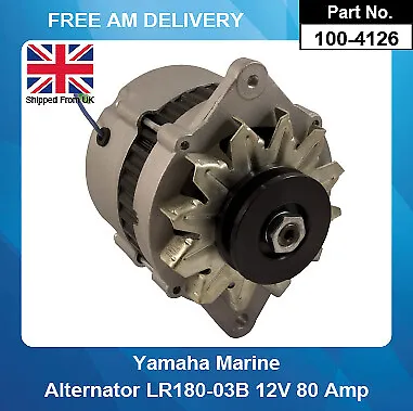 Alternator For Yanmar Marine LR180-03 119573-77200 119573-77201 129470-77200 • $131.09
