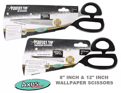 AXUS WALLPAPER SCISSORS 8  And 12  Inch Japanese Carbon Stainless Steel AXU/SCP • £22.45