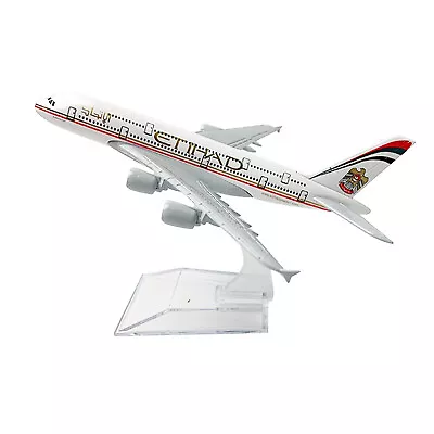 1/400 A380 16cm Etihad Airways Model Simulation Aircraft Aviation Scene Gift • $16.89