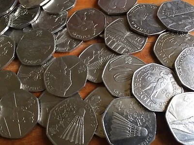 50p Coins Circulated/uncirculated Royal Mint British Coin Hunt - Various • £3.65