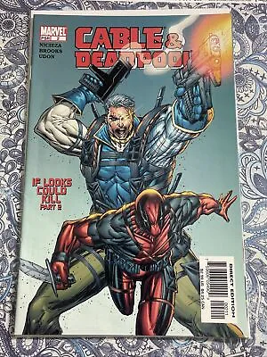 CABLE & DEADPOOL #2 ROB LIEFELD REGULAR MAIN COVER 2004 X-force Mark Brooks Xmen • $4.99