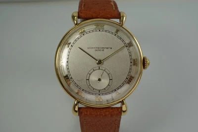 $4385 • Buy Vacheron & Constantin 18k Vintage Round 36mm Classic Large Lugs. Circa 1945-50