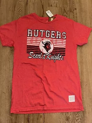 Retro Brand Rutgers Scarlet Knights  Vintage Short Sleeve Shirt Medium • $29.99