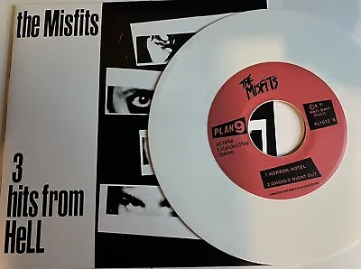 Misfits 3 Hits From Hell On White 7” • $60