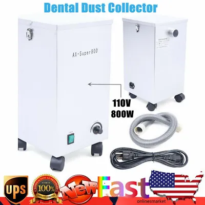 Dental Dust Collector Extractor Sandblaster Dust Suction Tool Lab Vacuum Cleaner • $233.70