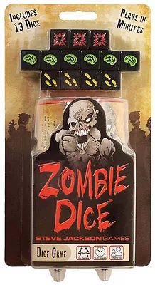 Zombie Dice Game Press Your Luck Family Party Steve Jackson Games SJG 131313 • $16.25